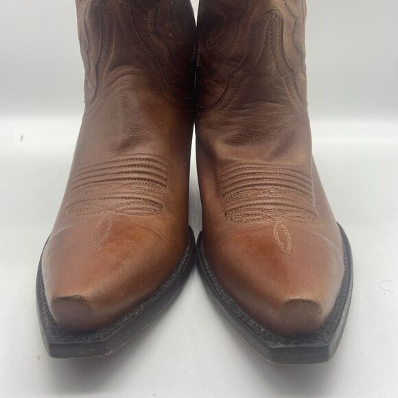 Cavenders Cowboy Womens 6 B Midcalf Embroidered Rodeo Boots Western - Picture 9 of 12